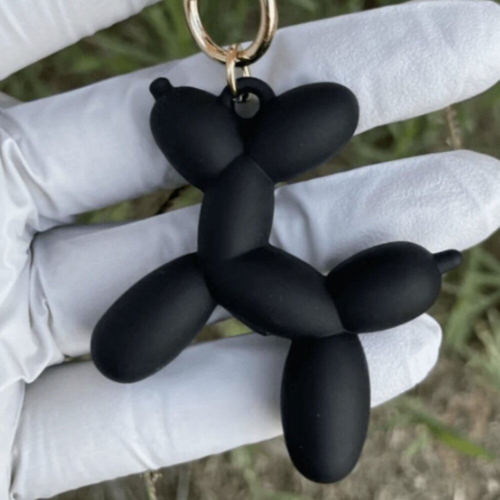 Black Poodle Dog Keychain – Adorable & Stylish Accessory for Bags or Keys